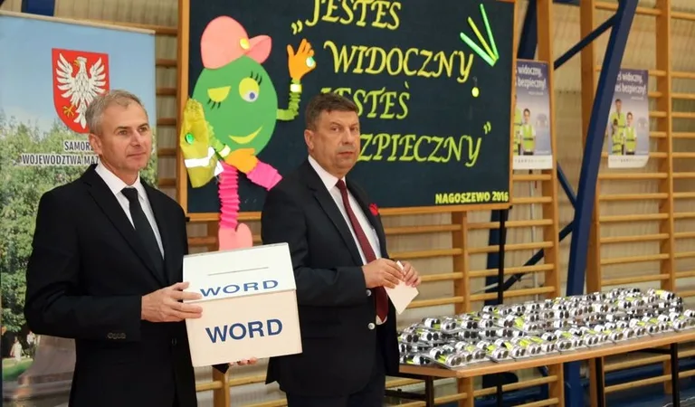 "Jesteś widoczny, jesteś bezpieczny" w Nagoszewie