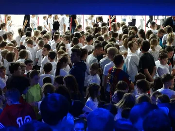 Uczniowie z Broku bili rekord Guinnessa (zdjęcia)