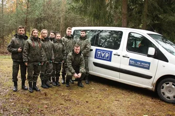 Uczniowie "Rubinka" na planie programu TVP (zdjęcia)