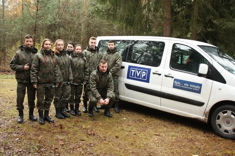Uczniowie "Rubinka" na planie programu TVP (zdjęcia)