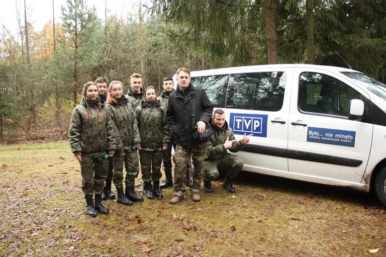 Uczniowie "Rubinka" na planie programu TVP (zdjęcia)