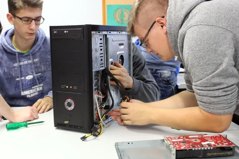 Ekonomik na praktykach w Chemnitz (zdjęcia)