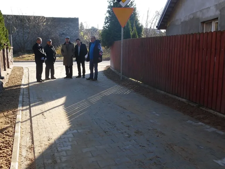 Odbiór ulicy Poprzecznej (zdjęcia)