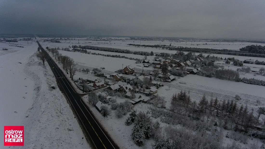 Remont na trasie S-8. Drogowcy zimą nie zwalniają tempa prac (dużo zdjęć)