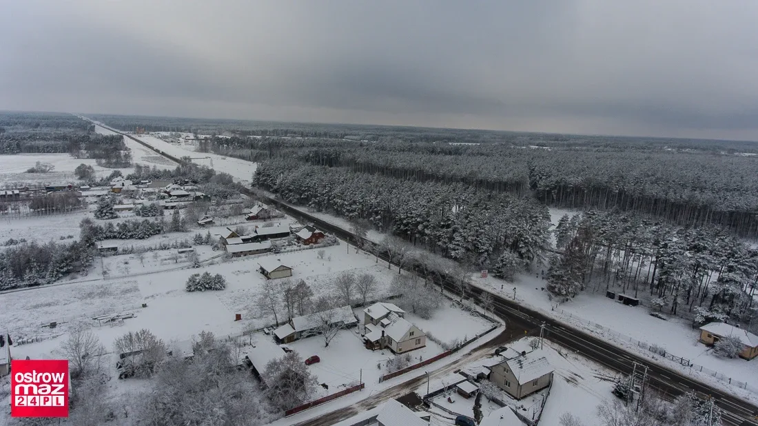Remont na trasie S-8. Drogowcy zimą nie zwalniają tempa prac (dużo zdjęć)