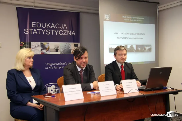 Średni poziom życia w Ostrowi, najniższy w Broku