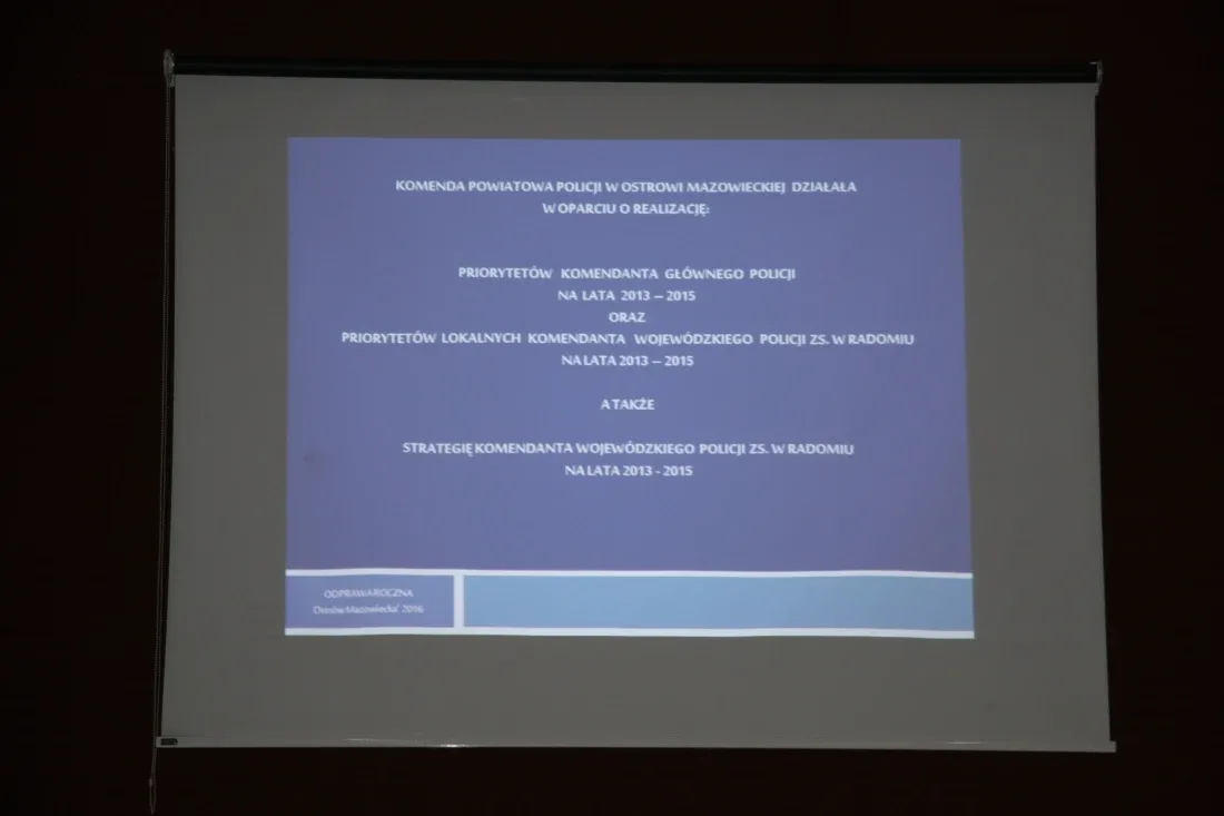Komendant policji podsumował 2015 rok (zdjęcia)