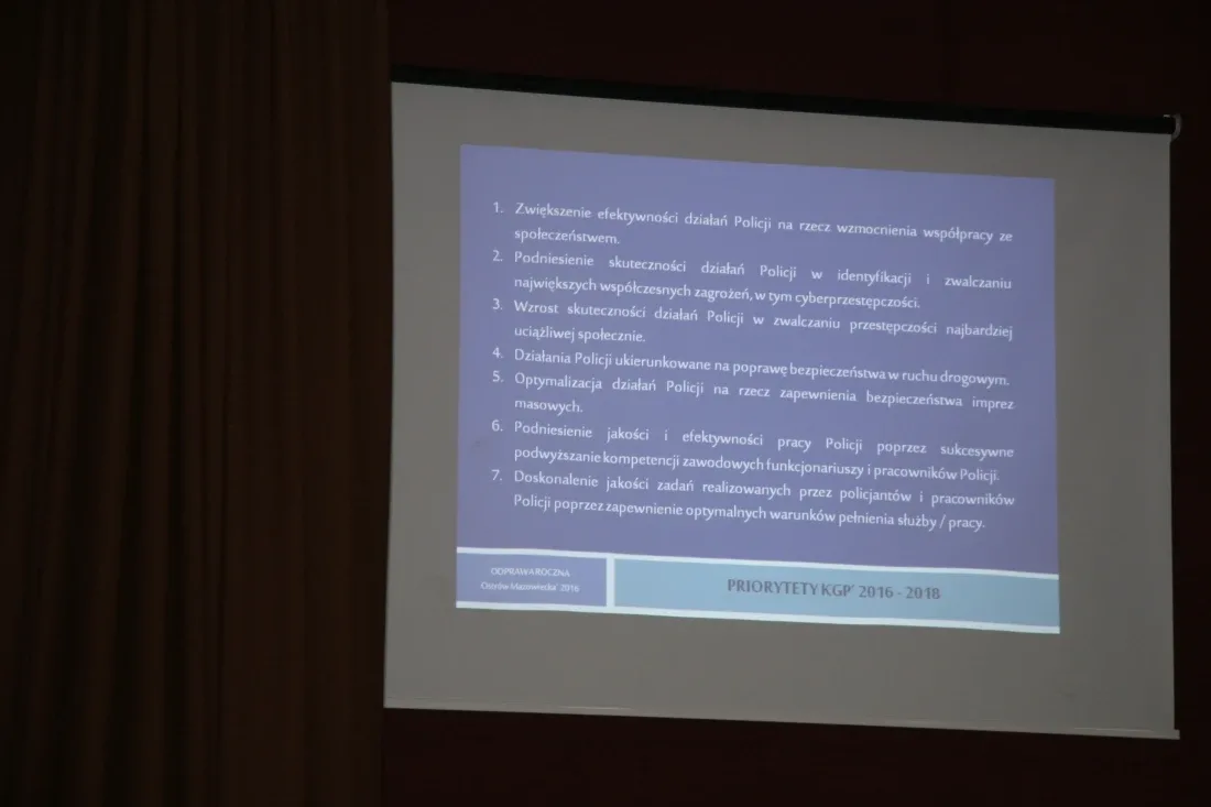 Komendant policji podsumował 2015 rok (zdjęcia)
