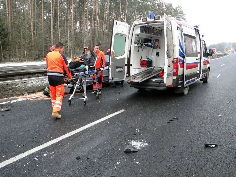 Wypadek na obwodnicy miasta (zdjęcia)