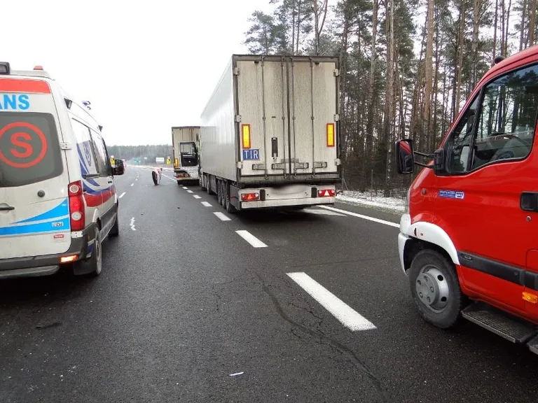 Wypadek na obwodnicy miasta (zdjęcia)