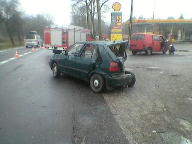 Wypadek w Przyjmach. Ranne dziecko (zdjęcia)