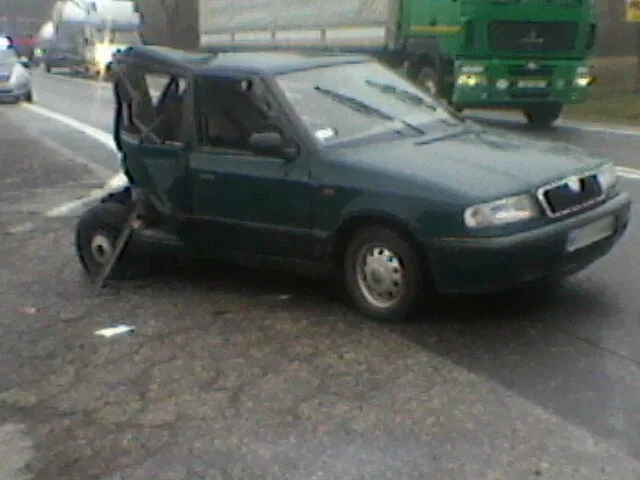 Wypadek w Przyjmach. Ranne dziecko (zdjęcia)