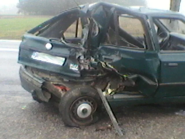 Wypadek w Przyjmach. Ranne dziecko (zdjęcia)