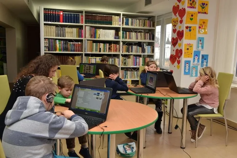 Zimowe hece w brokowskiej bibliotece (zdjęcia)