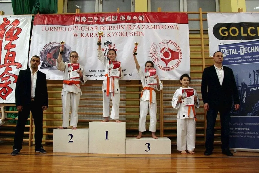 Podium OKKK na turnieju w Zambrowie (zdjęcia)