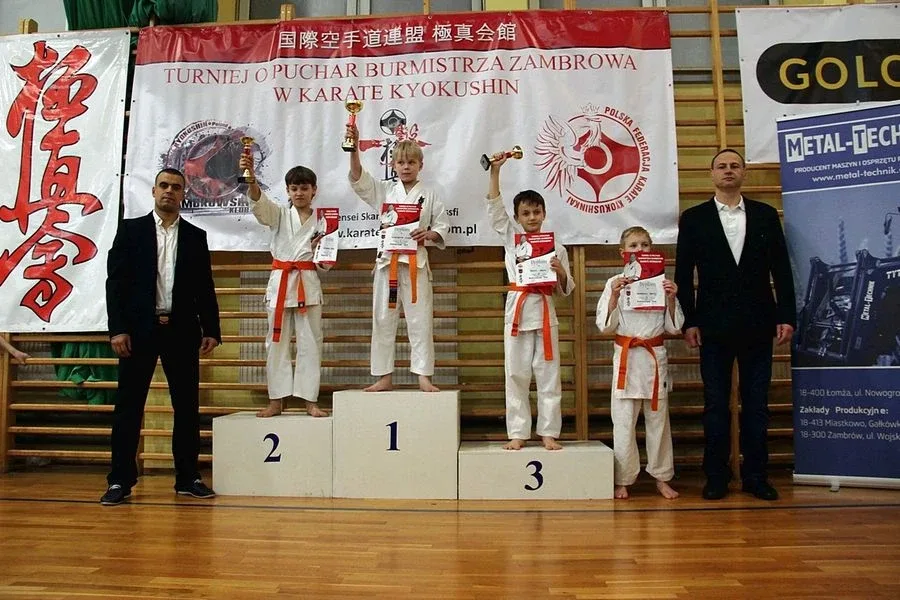 Podium OKKK na turnieju w Zambrowie (zdjęcia)