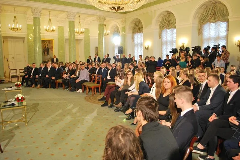 "Rubinek" z wizytą w Pałacu Prezydenckim (zdjęcia)