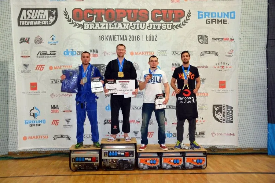 "Goryle" na podium Octopus BJJ (zdjęcia)