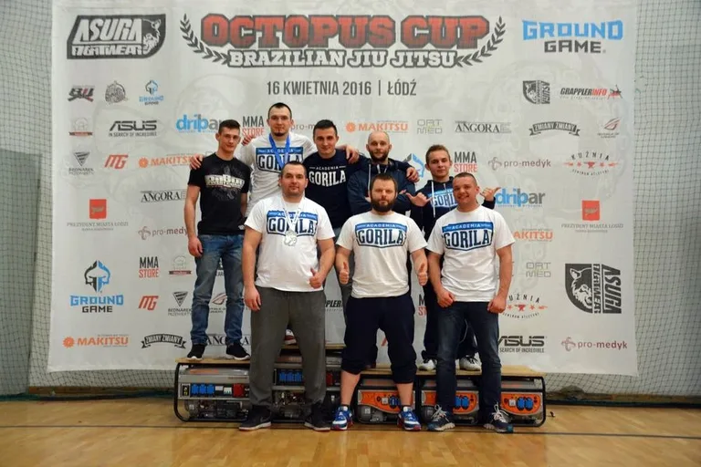 "Goryle" na podium Octopus BJJ (zdjęcia)