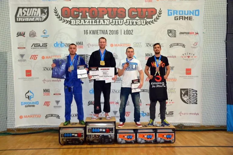 "Goryle" na podium Octopus BJJ (zdjęcia)
