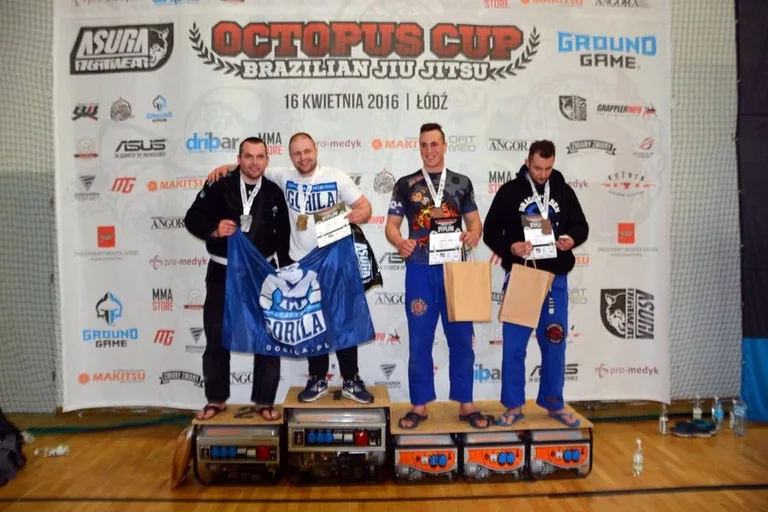 "Goryle" na podium Octopus BJJ (zdjęcia)