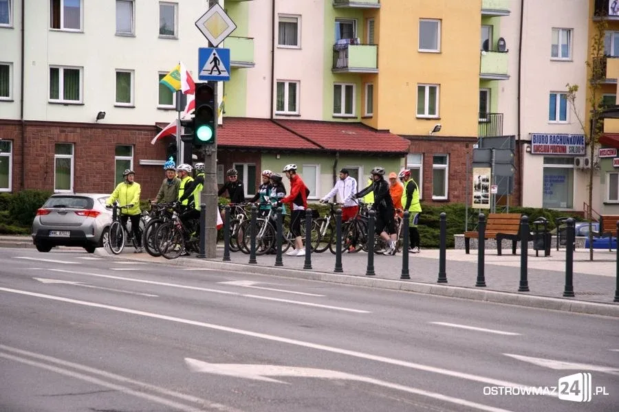 Rowerzyści też upamiętnili uchwalenie konstytucji