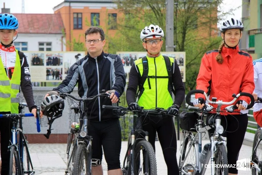 Rowerzyści też upamiętnili uchwalenie konstytucji