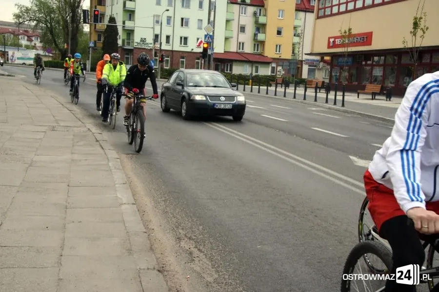 Rowerzyści też upamiętnili uchwalenie konstytucji