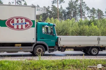 Karambol na drodze krajowej nr 8 (zdjęcia, aktualizacja)
