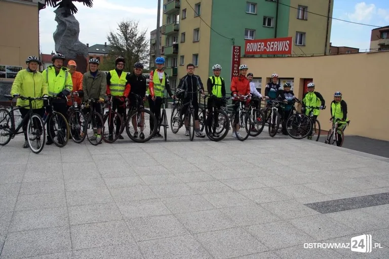 Rowerzyści też upamiętnili uchwalenie konstytucji