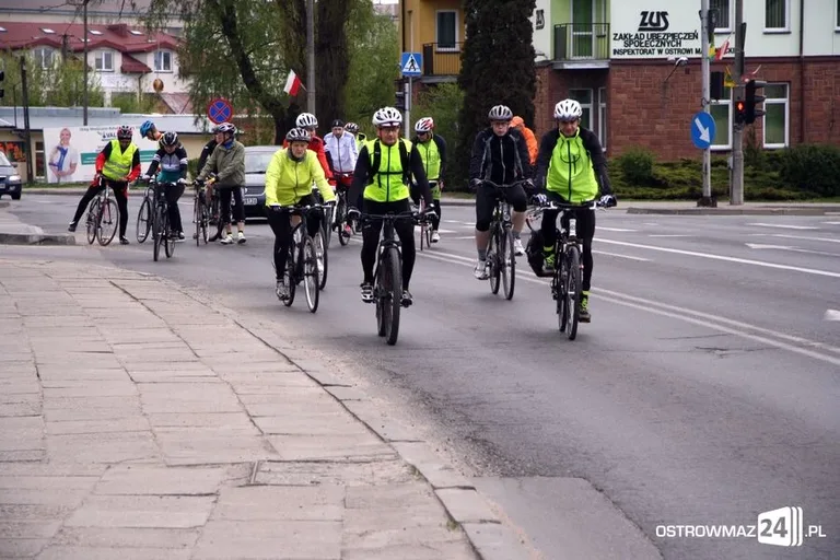Rowerzyści też upamiętnili uchwalenie konstytucji