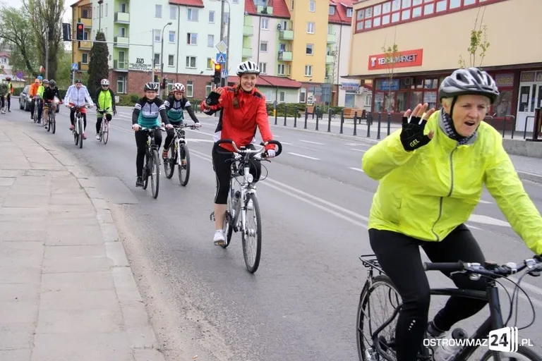 Rowerzyści też upamiętnili uchwalenie konstytucji