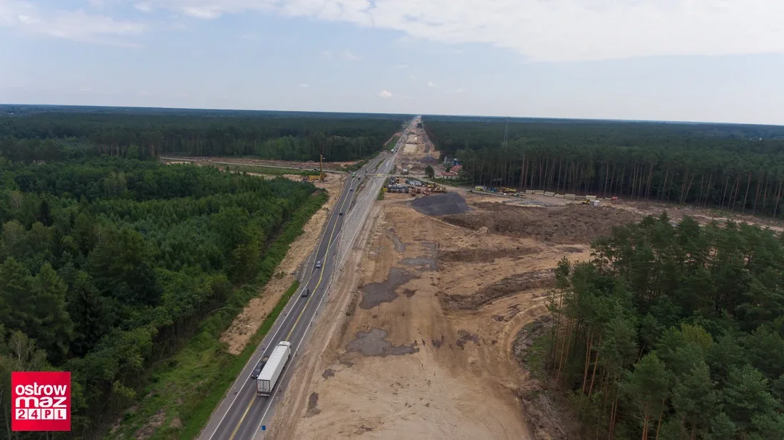 Budowa S8 idzie pełną parą (zdjęcia)