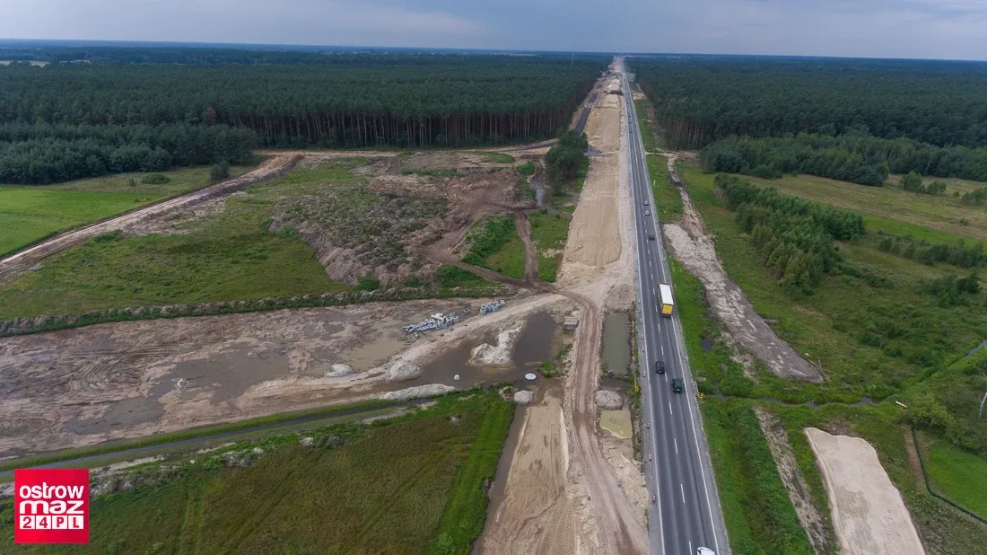 Budowa S8 idzie pełną parą (zdjęcia)