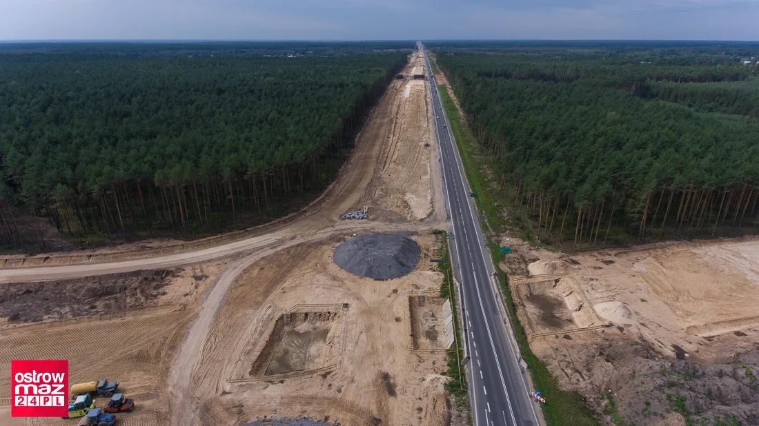 Budowa S8 idzie pełną parą (zdjęcia)