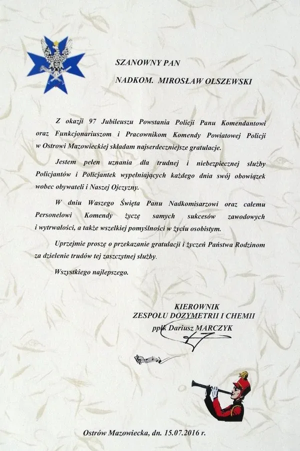 Święto Policji w Ostrowi Mazowieckiej (zdjęcia)