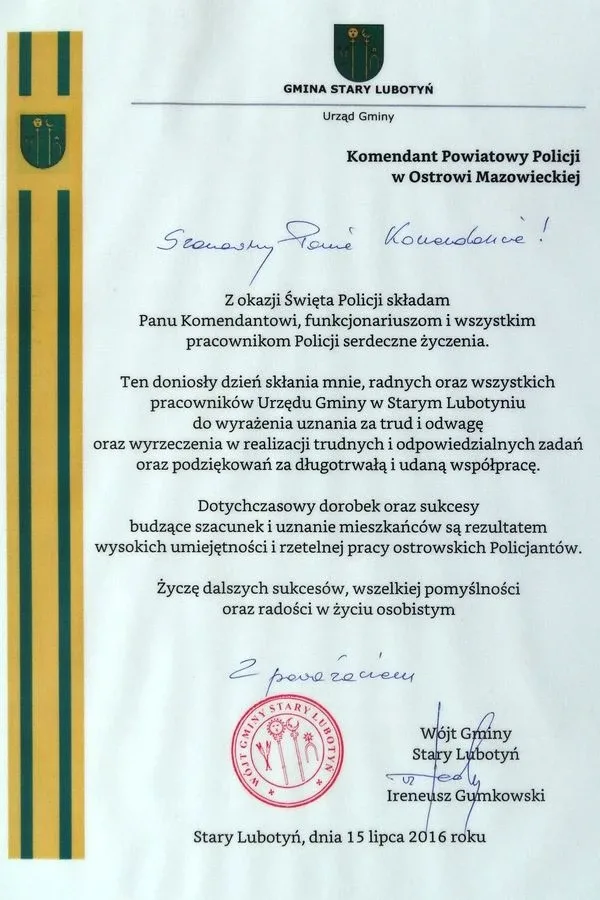 Święto Policji w Ostrowi Mazowieckiej (zdjęcia)