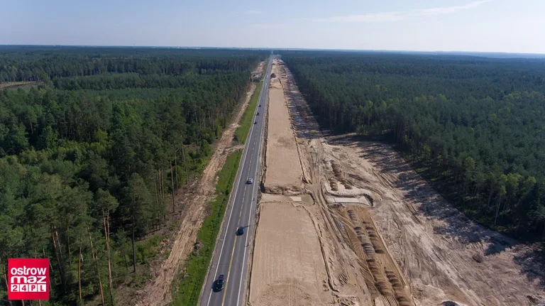 Budowa S8 idzie pełną parą (zdjęcia)