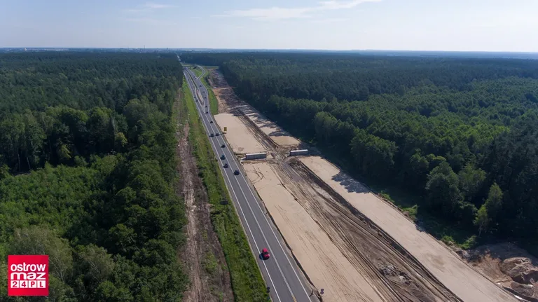 Budowa S8 idzie pełną parą (zdjęcia)