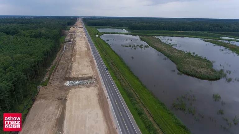 Budowa S8 idzie pełną parą (zdjęcia)