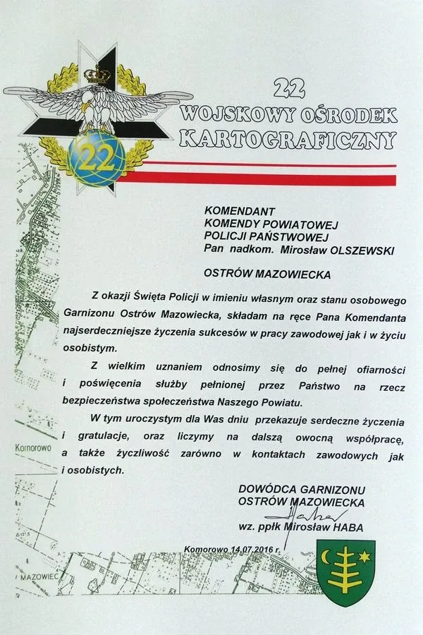 Święto Policji w Ostrowi Mazowieckiej (zdjęcia)