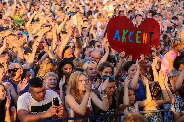 Koncert zespołu Akcent w Broku (zdjęcia, wideo)