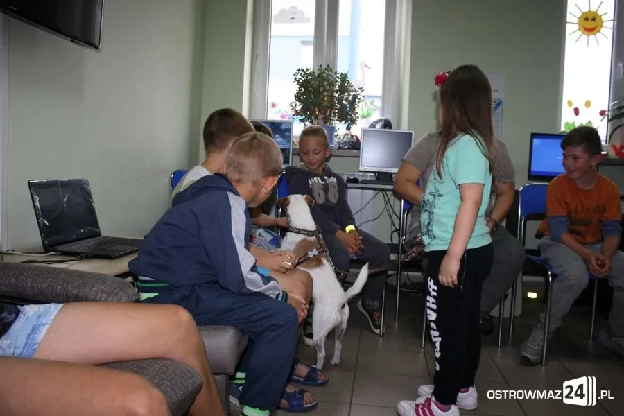 Dogoterapia w ostrowskiej świetlicy (zdjęcia)