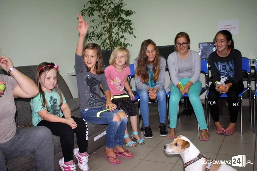 Dogoterapia w ostrowskiej świetlicy (zdjęcia)