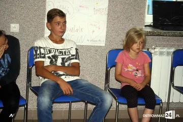 Ratownik wodny z wizytą u dzieci (zdjęcia)