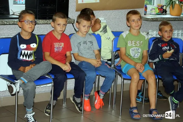Ratownik wodny z wizytą u dzieci (zdjęcia)
