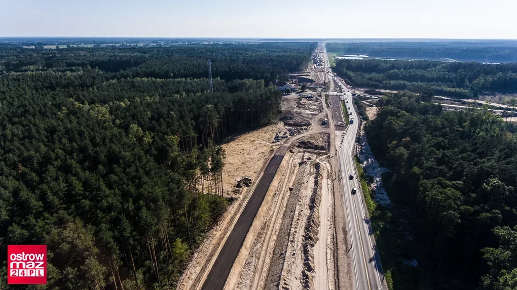 Trwa budowa drogi S-8 (zdjęcia, wideo)