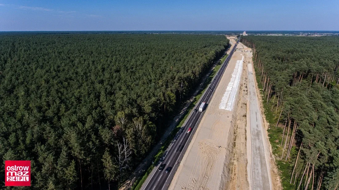 Trwa budowa drogi S-8 (zdjęcia, wideo)