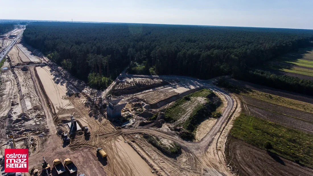 Trwa budowa drogi S-8 (zdjęcia, wideo)
