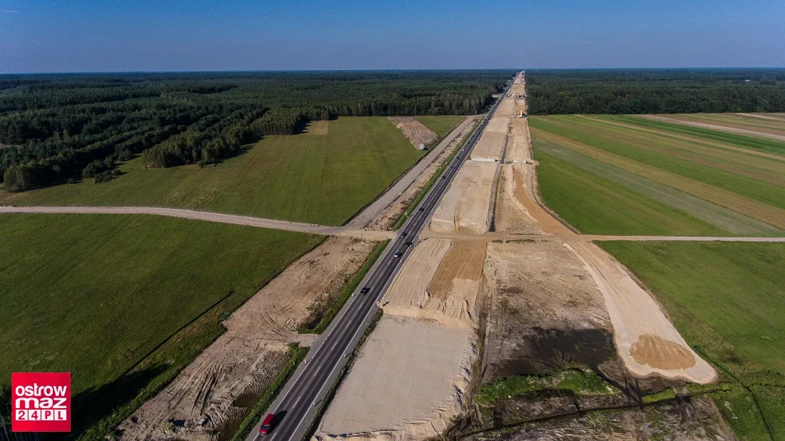 Trwa budowa drogi S-8 (zdjęcia, wideo)